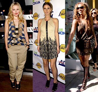 Kristen Bell, Nicky Hilton, Beyonce Knowles