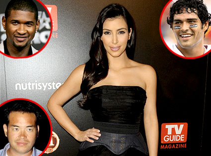 Kim Kardashian, Usher, Mark Sanchez, Jon Gosselin