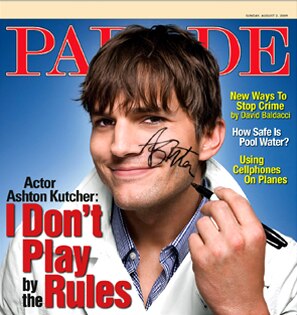 Ashton Kutcher, Parade Magazine