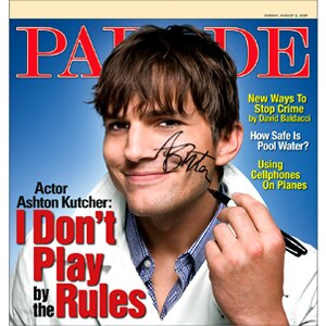 Ashton Kutcher, Parade Magazine