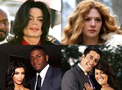 Michael Jackson, Rachelle Lefevre, Kim Kardashian, Reggie Bush, Jillian Harris, Ed Swiderski, The Bachelorette
