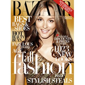Harper's Bazaar Cover, Leighton Meester