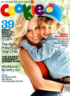 Jenny McCarthy, Evan, Cookie Magazine