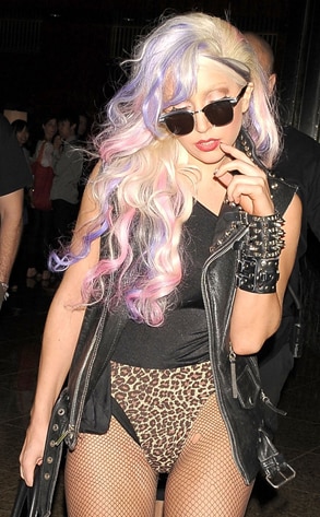 lady gaga man. I've heard rumors that Lady Gaga is a hermaphrodite. True?