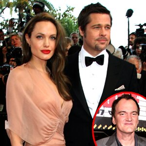 Brad Pitt, Angelina Jolie, Quentin Tarantino
