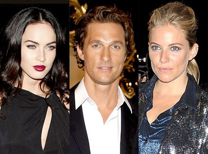 Megan Fox, Matthew McConaughey, Sienna Miller