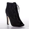 Dolce Vita Violet Suede Peep-Toe Booties
