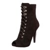 Guess Women's Naemazza Peep Toe Lace Up Boot