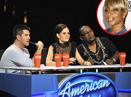 American Idol, Simon Cowell, Kara DioGuardi, Randy Jackson, Mary J. Blige