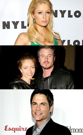 Paris Hilton, Eric Dane, Rebecca Gayheart, Rob Lowe