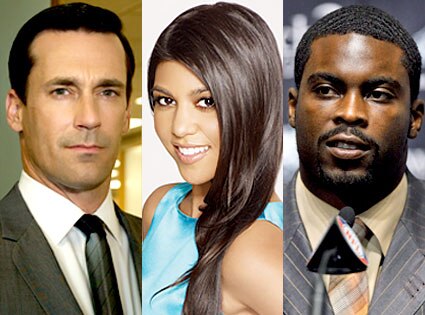 Jon Hamm, Kourtney Kardashian, Michael Vick