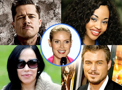 Brad Pitt, Chima Simone, Nadya Suleman, Eric Dane, Heidi Klum