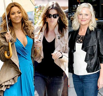 Beyonce Knowles, Jessica Biel, Amy Poehler