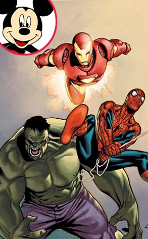 Marvel Comics, Spiderman, Hulk, Iron Man, Mickey Mouse
