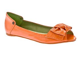 Blowfish Sherbert Peep Toe Patent Flat