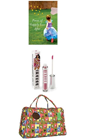 Pieces of Happily Ever After, Bare Escentuals Buxom Big and Healthy Lip Polish, ZH Collection Carry-On Kat Bag