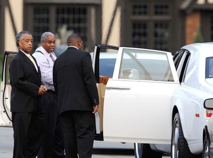 Rev Al Sharpton, Michael Jackson Funeral 