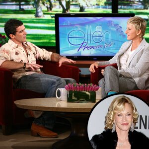 Ellen DeGeneres, Antonio Banderas, Melanie Griffith