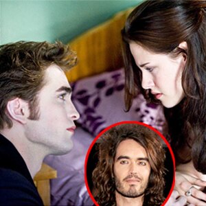 Robert Pattinson, Kristen Stewart, New Moon, Russell Brand