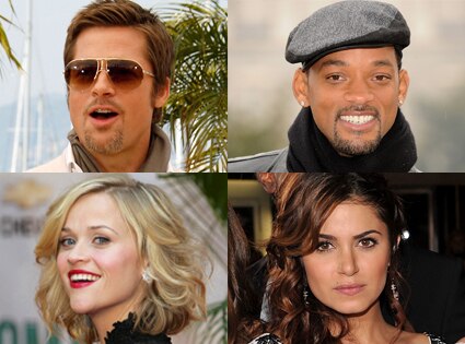 Brad Pitt, Will Smith, Reese Witherspoon, Nikki Reed