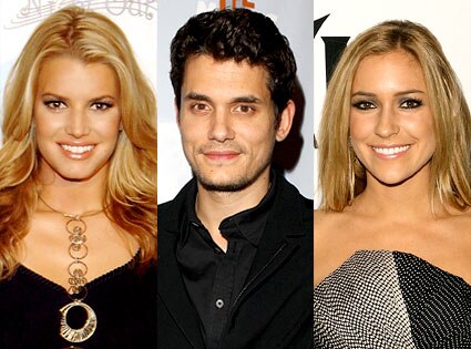 Jessica Simpson, John Mayer, Kristin Cavallari