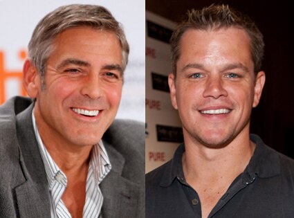 Matt Damon, George Clooney Matt Damon, George Clooney