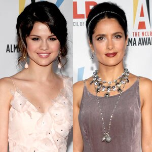 selena gomez, salma hayek