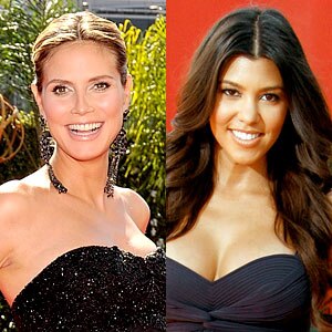 Heidi Klum, Kourtney Kardashian