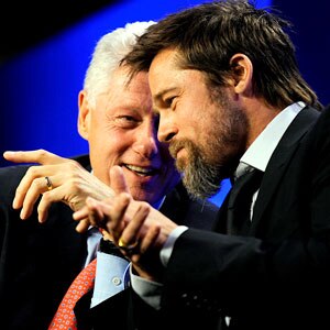Brad Pitt, Bill Clinton