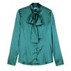 Robert Friedman Silk Bow Tie Blouse