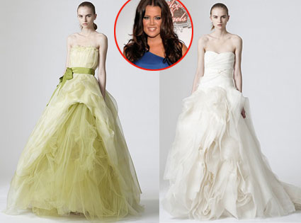 kim kardashian wedding dress vera wang. Khloé Kardashian#39;s wedding may