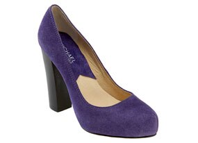 Michael Kors Purple Suede Pump