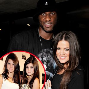 Khloe Kardashian Odom, Lamar Odom, Kendall Jenner, Kylie Jenner