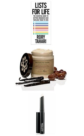 Lists for Life: The Essential Guide to Getting Organized and Tackling Tough To-Dos, Black Vanilla Hair Smoothie, MAC Prep and Prime Lip