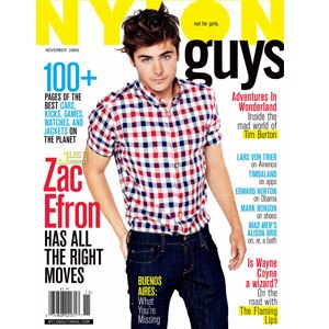 Zac Efron, Nylon