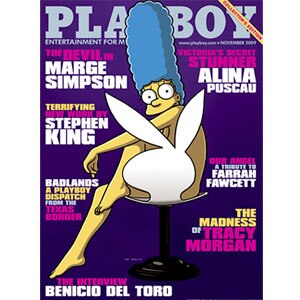 Marge Simpson, Playboy, Cover