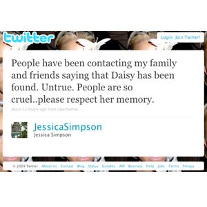 Jessica Simpson Twitter Page