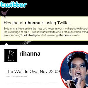 Rihanna, Twitter