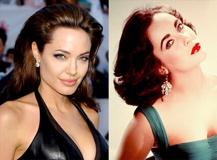 Angelina Jolie Elizabeth Taylor Steve Granitz Getty Images 