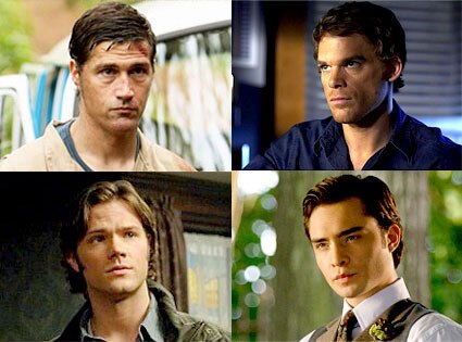 Matthew Fox, Lost, Michael C Hall, Dexter, Jared Padelecki, Supernatural, Ed Westwick, Gossip Girl