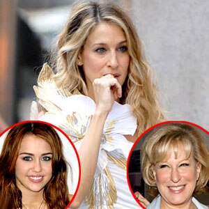 Sarah Jessica Parker, Sex and the City, Bette Midler, Miley Cyrus