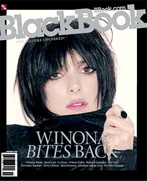 Winona Ryder, Blackbook, Magazine, Cover
