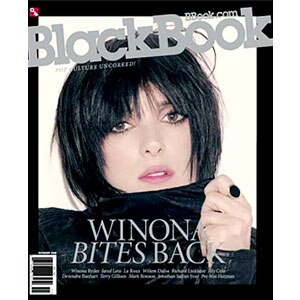 Winona Ryder, Blackbook, Magazine, Cover