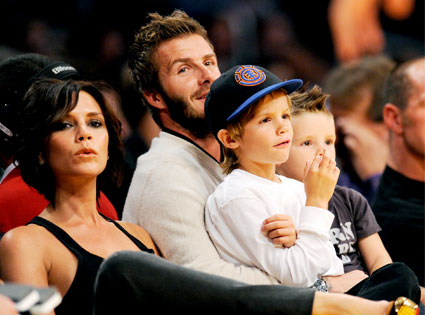 Victoria Beckham, David Beckham, Cruz Beckham, Romeo Beckham