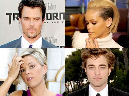 Josh Duhamel, Rihanna, Kate Gosselin, Robert Pattinson