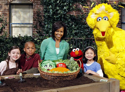 Michelle Obama, Sesame Street