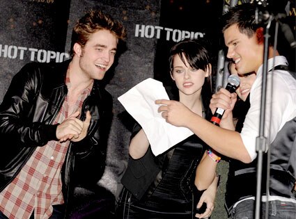 Robert Pattinson, Kristen Stewart, Taylor Lautner