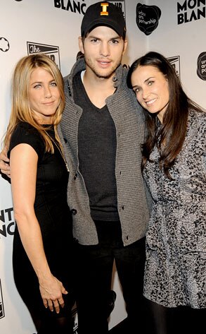 Jennifer Aniston, Ashton Kutcher, Demi Moore