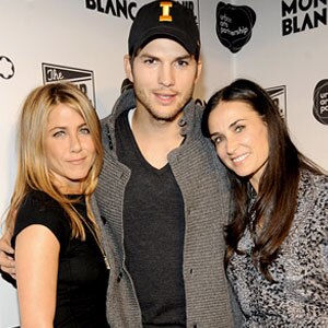 Jennifer Aniston, Ashton Kutcher, Demi Moore