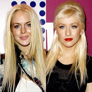 Lindsay Lohan, Christina Aguilera